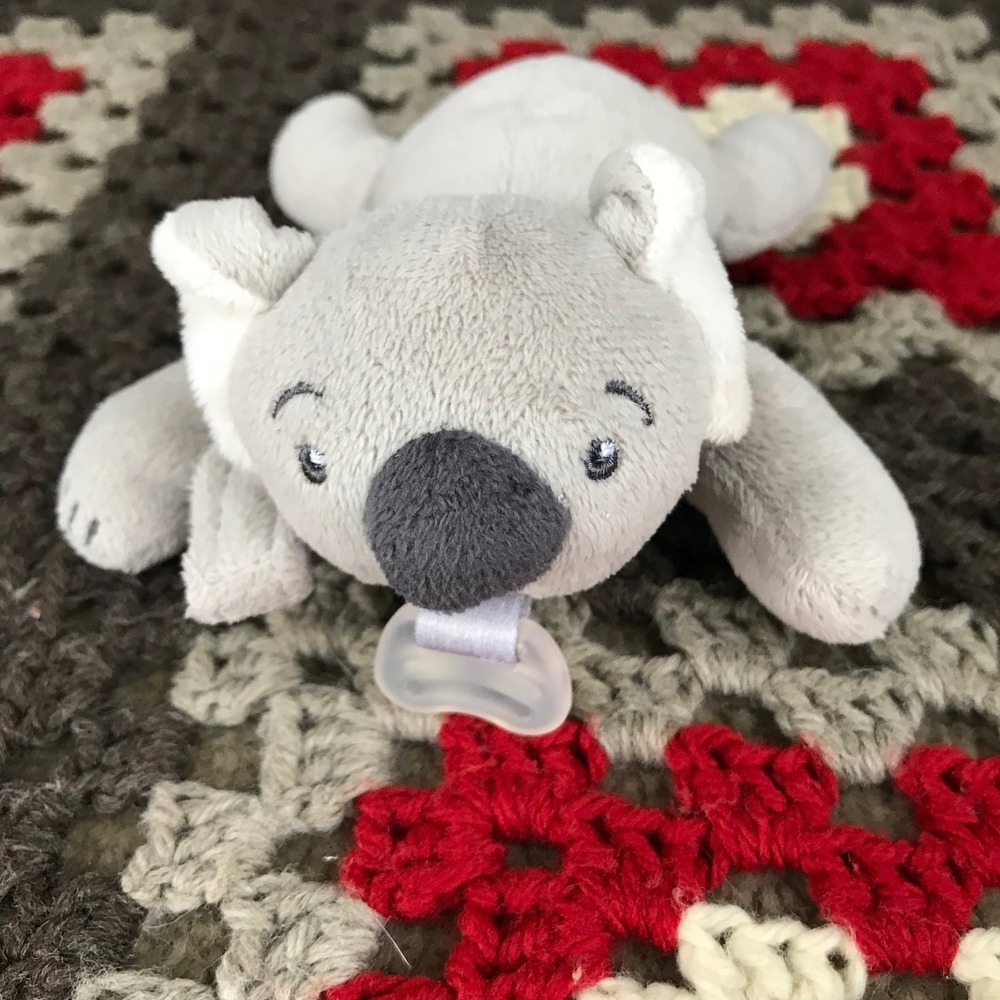 Philips Avent Koala Bear Pacifier Holder Gray